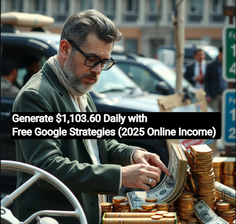 Generate $1,103.60 Daily with Free Google Strategies (2025 Online Income)