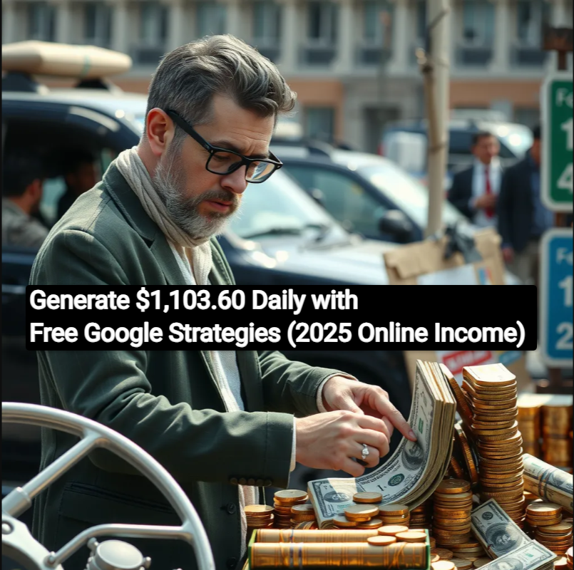 Generate $1,103.60 Daily with Free Google Strategies (2025 Online Income)